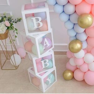 Baby Shower Balloon Blocks